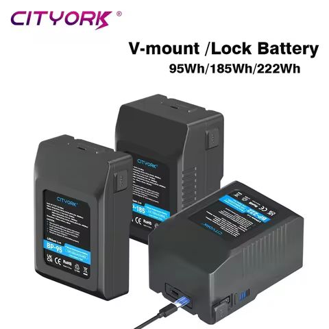 V Mount V-Lock BP-222 BP-185 BP-95 Battery BP Battery With PD20W Cable for Sony Camcorder Broadcast 