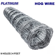 ❁๑❧40Yards | HOG WIRE Farm Wire Bakod | 9 Holes 4ft | Gauge #14