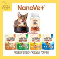 Nanovet® Freeze Dried Salmon Chicken Beef Duck Cube (50g/200g) / Kibble Topper Booster (70g) / Boost