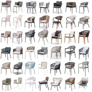 Outdoor Drawstring Sunscreen Leisure Terrace Rattan Chair Chair Courtyard Dining Chair Hotel Balcony