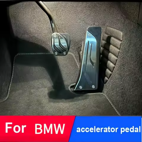 Car Pedal Pads RHD for BMW M2 M3 M4 M5 M6 I3 I8 16-17 Non Slip Pedal Covers Stainless Steel
