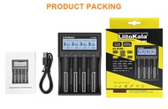 LiitoKala Lii-CH4 Smarter Intelligent Charger 1.2V/1.5V/3.2V/3.7V 18650/26650 Đèn Pin Sạc Thông Minh