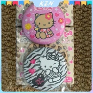 [kzn] 2Pcs Y2K Aesthetic Shiny Hello Kitty Badge Kawaii Zebra Pattern Hello Kitty Badge Bapa Decorat