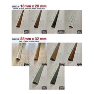 🇲🇾 PVC Big L Profile [18mm x 28mm / 28mm x 32mm]