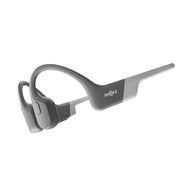 Rapid Charge Shokz [formerly AfterShokz] OpenRun Bone Conduction Headphones Official Store Genuine Product Amazing Call Quality IP67 Dustproof Waterproof Wireless Bluetooth 5.1 2-Year Warranty 30-Day Free Returns Lunar Gray