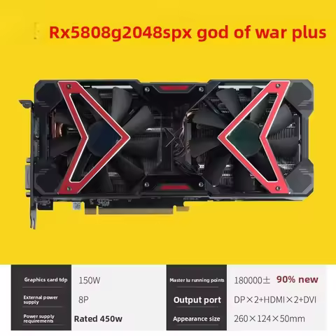 Sapphire Rx590 Rx580 8G Rx5600xt 5700xt 6600xt 6700xt Graphics Card