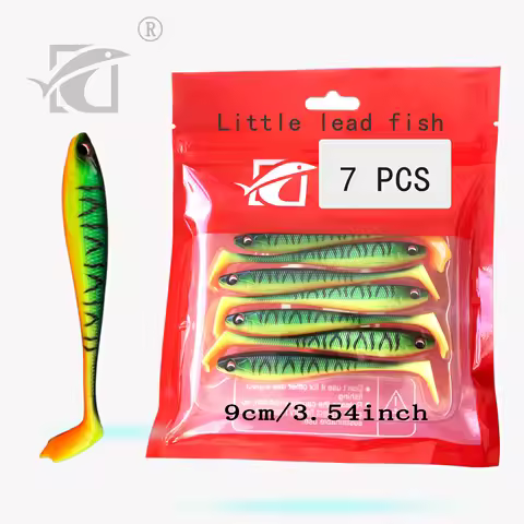 Chinese Brand Eight Xi Classy Spray Painted Luya Soft Bait Tiger Pattern Black and Green Nff Bait Is