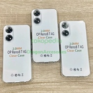 Casing Oppo Reno 8T Softcase Silikon Bening Jelly Case Clear HD Cover