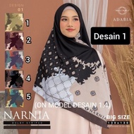 BISA SERAGAMAN Jilbab Segiempat Miracle Syari Motif 130 X 130