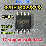 PHILIPS 32PHT4022S/98 IC 25Q64 EEPROM / BIOS / FIRMWARE 32PHT4022 32PHT4022S