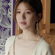 2025 Zhao Lusi Xu Me Dazzling Crystal Winding Tassel Ear Buckle Miss Zhao Style 7.6 ZSGY