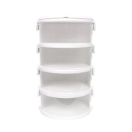 ซุปเปอร์ ล็อค คอนโดเก็บอาหาร ฝาครอบอาหาร 4 ชั้น รุ่น 6404