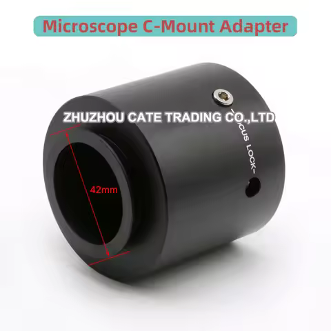 1X 0.35X 0.5X 0.63X Focusable Microscope C mount Adapter Trinocular Reduce Lens CCD Camera Adapter f