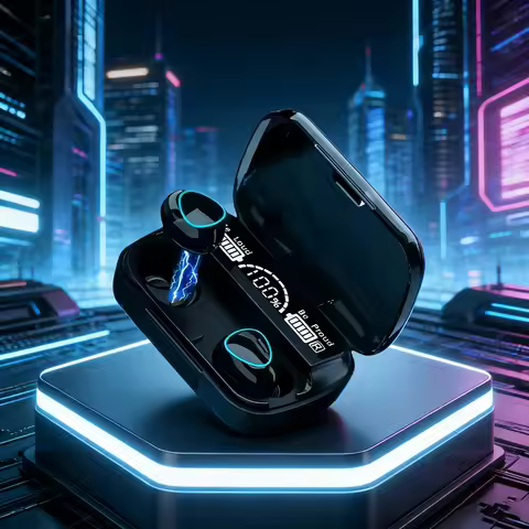 Bluetooth headset M10 hands-free LED Dispay headset Bluetooth HiFi stereo music wireless earplug wat