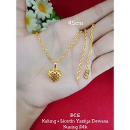 Necklace looks like 24k gold