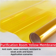 Width20-150mm UV yellow film insect proof film yellow transparent UV resistant glass film exposure r