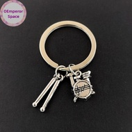 OEmperor Drum Music Lovers Rock Backpack Pendant Band Kit Drum Keychain Backpack Keychain PH