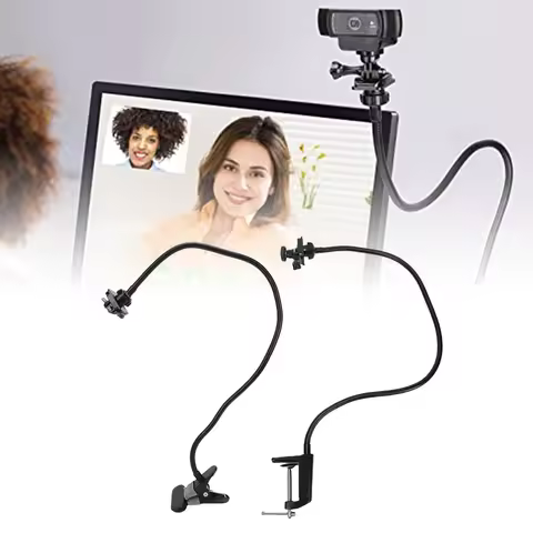 Gooseneck Stand Fit for C922 C930e C920S C920 C615 C960 C920x Camera Flexible Arm Webcam Desktop Mou
