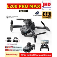 2025 Jhd L200 Pro Max Drone Gps Brushless Motor 4k Hd Profesional Fpv Drone 2 paksi Gimbal 360 °   D