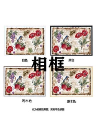 Modern Minimalist Wooden Picture Frame Puzzle 1000 Pieces Wall Hanging 70x50cm 500 Pieces Painting F