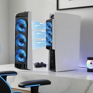 IINE PS5 USB 3.0 Hub & Temperature-Controlled Cooling Fan for Disc & Digital Editions