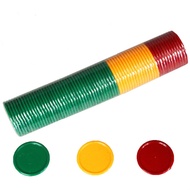 Mini Poker Chips – 68pcs Game Tokens for Mahjong & Card Games
