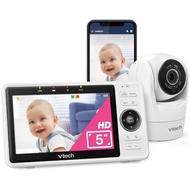 VTech VM901 Smart WiFi Baby Monitor with 1080p FHD Camera and 5" HD IPS Display