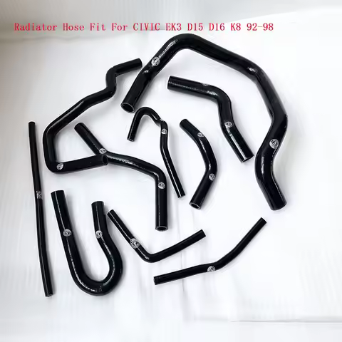 Silicone Radiator Hose Fit For Honda Civic EK3 B16 B18 K8 92-98 For Honda Civic EK3 D15 D16 SOHC EG 