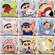 [Double-sided Printed ]Crayon shine-Chan pillow case polyester cartoon throw pillow cases car cushion cover sofa home decoration square pillow sarung Bantal