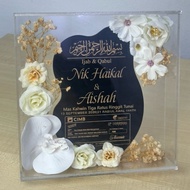 FRAME MAS KAHWIN SIAP DECO - MAHAR HANTARAN -IJAB & QABUL