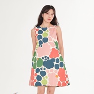 BIRUCHU DREAMER DRESS - เดรสสั้น ทรง A ผ้าคอตตอนญี่ปุ่น มีซับในทั้งชุด ซิปหลัง มีกระเป๋า BOBA / FLOR