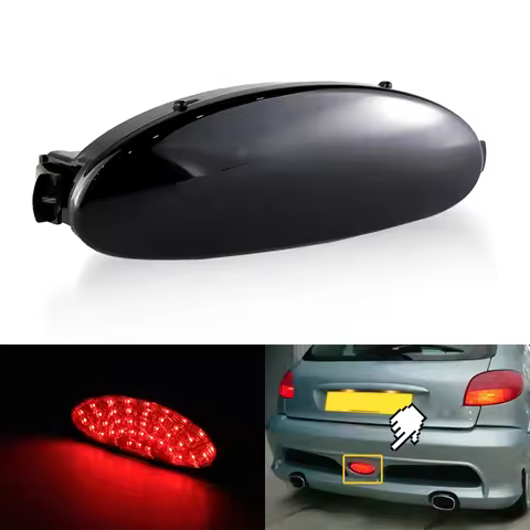 1PC 12V OEM# 6351K5 LED Third Brake Lamp Tail Light Assembly For Peugeot 206 CC SW GTi Rear Stop Lig