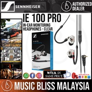 Sennheiser IE 100 Pro In-Ear Monitoring Headphones - Black / Clear / Red (IE100)