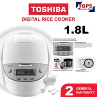 TOSHIBA Digital Rice Cooker 1.8L / 1.0L (Non Stick) Inner Pot RC-18DH1NMY / RC-10DH1NMY