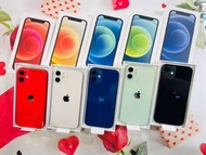 全新電池🌈 iPhone 12 mini 128G 綠色 黑色 白色 紅色 紫色 藍色 12mini