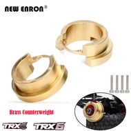 RC Brass Counterweight Portal Balance Copper Weight 82G/118g For 1/10 RC Car Part Crawler Traxxas TR