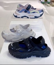👟 「Brand New」FILA FUSION BIANCO SANDALS 斐樂 硬糖 沙灘涼鞋 樺樹銀 黑色 粉藍 女款