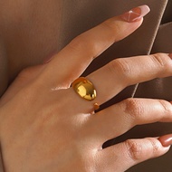 Simple Adjustable Titanium Ring European Fashion Style S70