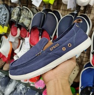 Crocs Santa Cruz Walu รองเท้าผ้าใบ crocs รองเท้าผ้าใบผู้ชาย crocs men รองเท้าเผื่อสุขภาพผช รองเท้า slip on crocs รองเท้าผู้ชาย รองเท้าผ้าใบชาย สลิปอ