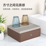 Simple King Kong Paper Towel Waterproof Note B & B PU Hotel Storage Box Tea Room Supplies Leather Su