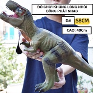 Mô hình khủng long T Rex nhồi bông lo bự phát tiếng gầm bạo chúa Tyrannosaurus 1571 5-3