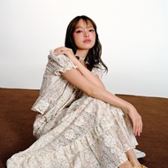 BNKBRAND MERCURY TOP เสื้อผ้าลูกไม้แต่งดีเทลแขนตุ๊กตา และกระดุมปั้ม มาพร้อมซับใน (พรีออเดอร์บางไซส์แ