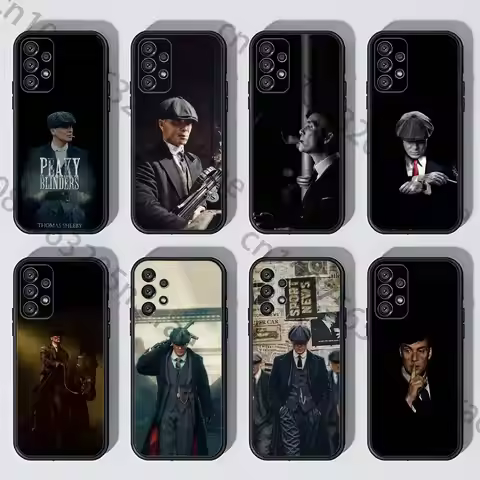 Movie P-Peaky B-Blinders Phone Case For Samsung Galaxy A13,21s,22,31,32,52,53,71,80,A91 Soft Black S