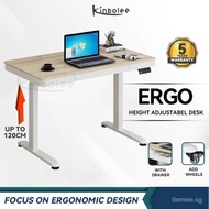 [In stock]Kinbolee Electric Standing Desk 80cm Height Adjustable Table Computer Table With Drawer Study Table LI1F