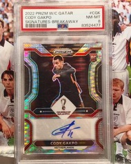 PSA 8 2022 Prizm World Cup Qatar Cody Gakpo Liverpool Autograph Card