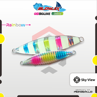 Umpan Metal Jig 30 Gram MONGKALO SLOWJIX GID Zebra Hologram Micro Jig 30g 30gr 30 g Umpan Jig Jigg 3