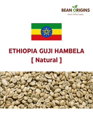 Unroasted Ethiopia Guji Hambela Grade 1 Hand-Sorted Natural Arabica Raw Coffee Bean I 400g I 1kg