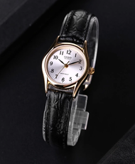 NC Time Shop CASIO นาฬิกาข้อมือผู้หญิง รุ่น LTP-1094Q-7B2RDF สายหนัง สีดำ (สินค้าขายดี) มั่นใจ ของแท้ 100% ประกันสินค้า 1 ปีเต็ม (ส่งฟรี เก็บเงินปลายทาง)