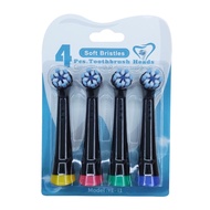 Replace Brush Head Refills 4PCS For Oral-B iO5/iO7/iO8/iO9 Electric Toothbrush Deep and Gentle Clean