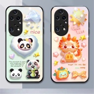 funny Huawei P Series glass phone case P50pro P20 P20pro P30 P30lite P40 P40pro P30pro P8 P20lite Ho